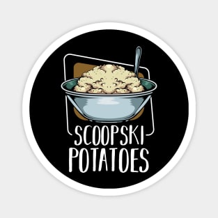 Scoopski Potatoes - Vegetable Potato Food Magnet